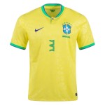 Thiago Silva #3 Brasilien Heimtrikot Weltmeisterschaft 2022