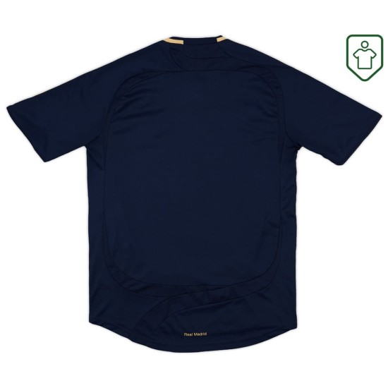 Herren Real Madrid Auswärts-Retro-Trikot 2007/08 Schwarz Herren Real Madrid Auswärts-Retro-Trikot 2007/08 Schwarz