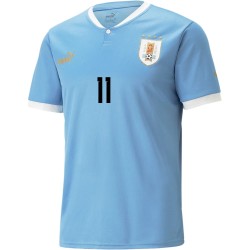 Darwin Núñez #11 Uruguay Heimtrikot Weltmeisterschaft 2022