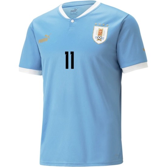 Darwin Núñez #11 Uruguay Heimtrikot Weltmeisterschaft 2022