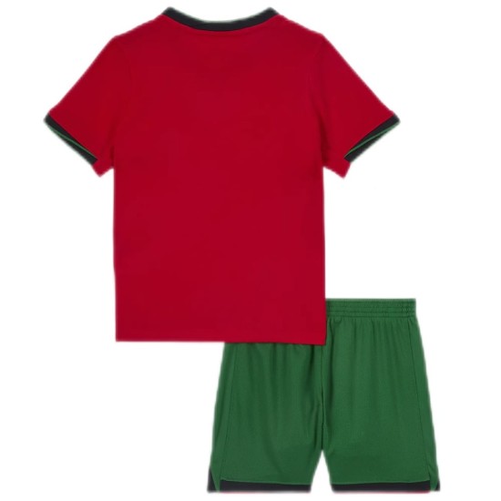 Kinder Portugal Heimtrikot+Kurze Hosen EURO 2024