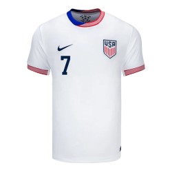 Giovanni Reyna #7 USMNT Heimtrikot Copa America 2024 Giovanni Reyna #7 USMNT Heimtrikot Copa America 2024