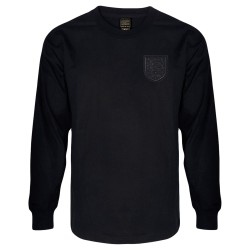 Männer England 1966 Retro Langarm Blackout Shirt #6 Männer England 1966 Retro Langarm Blackout Shirt #6