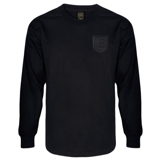 Männer England 1966 Retro Langarm Blackout Shirt #6 Männer England 1966 Retro Langarm Blackout Shirt #6