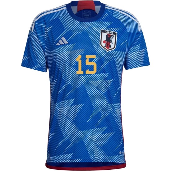 Yuya Osako #15 Japan Heimtrikot Weltmeisterschaft 2022