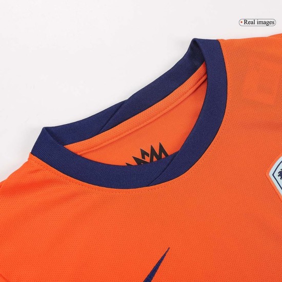 Kinder Niederlande Heimtrikot+Kurze Hosen EURO 2024 Kinder Niederlande Heimtrikot+Kurze Hosen EURO 2024