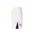 Kinder Neapel 2024/25 Heim Shorts - Weiß/Marineblau