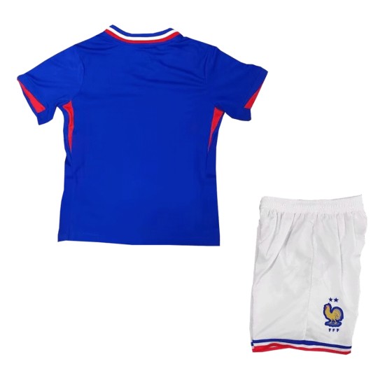 Kinder Frankreich Heimtrikot+Kurze Hosen EURO 2024
