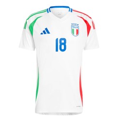 Nicolo Barella #18 Italien Auswärtstrikot EURO 2024 Nicolo Barella #18 Italien Auswärtstrikot EURO 2024