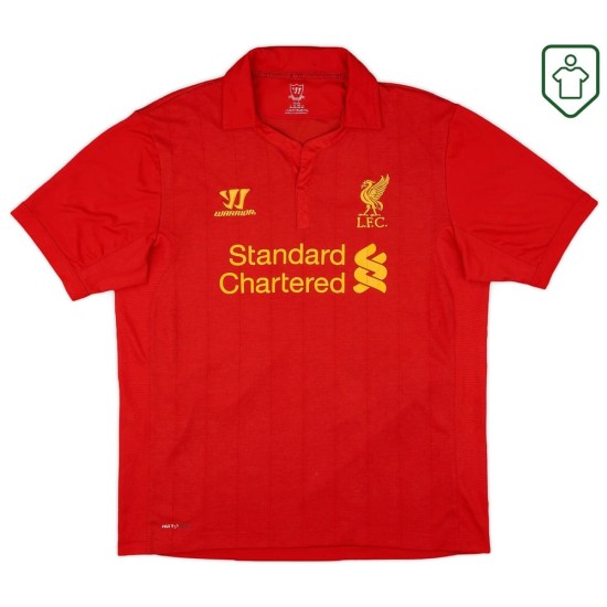 Herren Liverpool 2012/13 Heim Retro Shirt Suarez #7