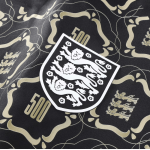 Kinder England Lionesses 500-jähriges Jubiläum Pre-Match-Trikot – Schwarz