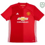 Herren Manchester United 2016/17 Heim Retro Shirt Pogba #6