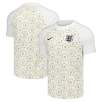 Herren England Lionesses 500-jähriges Jubiläum Pre-Match-Trikot – Weiß