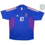 Männer Frankreich 2002/04 Heim Retro Shirt Zidane #10 Männer Frankreich 2002/04 Heim Retro Shirt Zidane #10