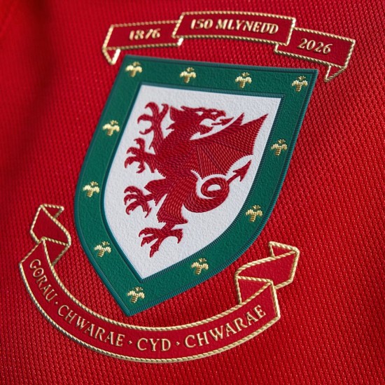 Damen Wales 2025/26 150-jähriges Jubiläum Langarmtrikot