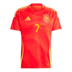 Alvaro Morata #7 Spanien Heimtrikot EURO 2024