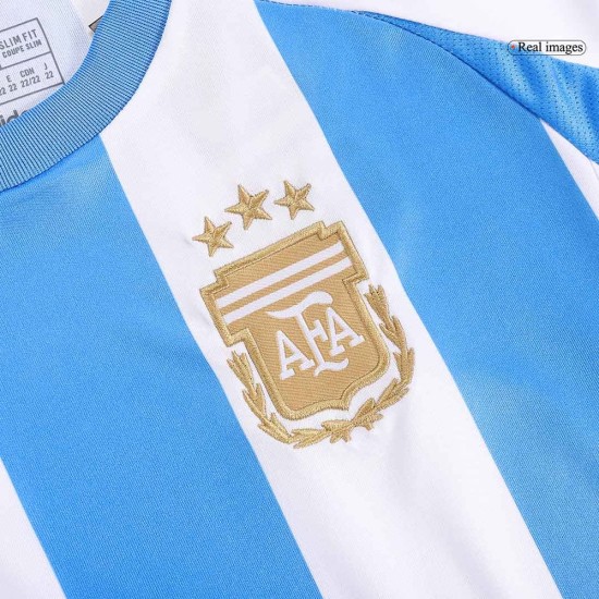 Kinder Argentinien Heimtrikot+Kurze Hosen Copa America 2024