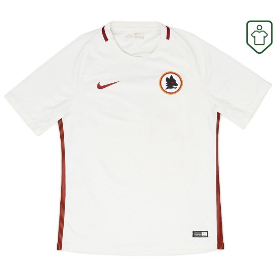 Herren Roma 2016/17 Auswärts-Retro-Trikot Džeko #9