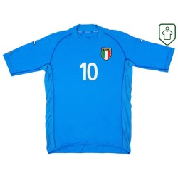 Männer Italien 2002 Heim Retro Shirt Totti #10 Männer Italien 2002 Heim Retro Shirt Totti #10