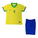 Kinder Brasilien Heimtrikot+Kurze Hosen Copa America 2024
