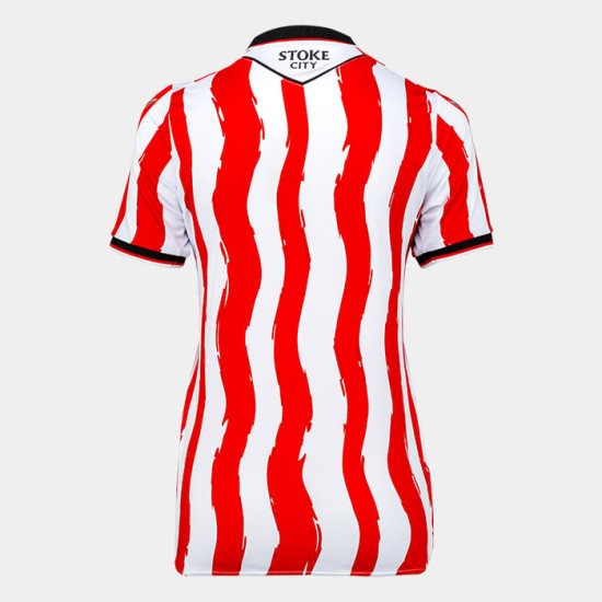 Damen Stoke City 2025/26 Heimtrikot Ohne Sponsor Damen Stoke City 2025/26 Heimtrikot Ohne Sponsor
