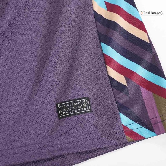 Kinder England Auswärtstrikot+Kurze Hosen EURO 2024 Kinder England Auswärtstrikot+Kurze Hosen EURO 2024