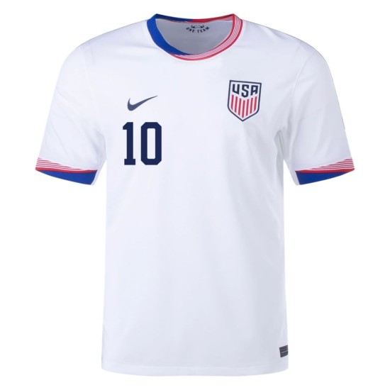 Christian Pulisic #10 USMNT Heimtrikot Copa America 2024 Christian Pulisic #10 USMNT Heimtrikot Copa America 2024