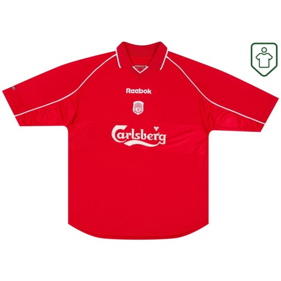 Herren Liverpool 2000/03 Heim Retro Shirt Gerrard #17