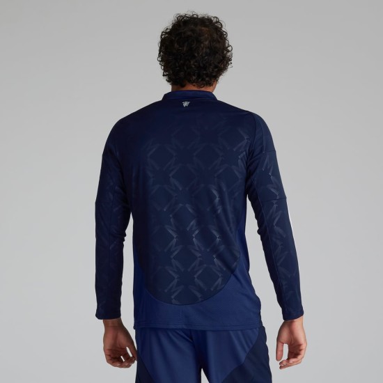 Herren Manchester United 2024/25 Auswärts Trikot mit langen Ärmeln