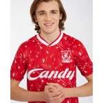 Herren Liverpool 1989/91 Heim Retro Candy Trikot