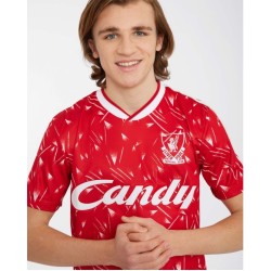 Herren Liverpool 1989/91 Heim Retro Candy Trikot