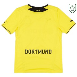 Herren BVB Borussia Dortmund 2013/14 Heim-Retro-Trikot Herren BVB Borussia Dortmund 2013/14 Heim-Retro-Trikot