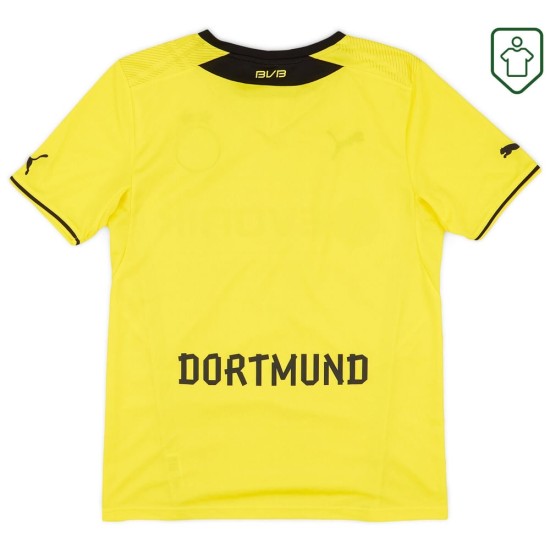 Herren BVB Borussia Dortmund 2013/14 Heim-Retro-Trikot Herren BVB Borussia Dortmund 2013/14 Heim-Retro-Trikot