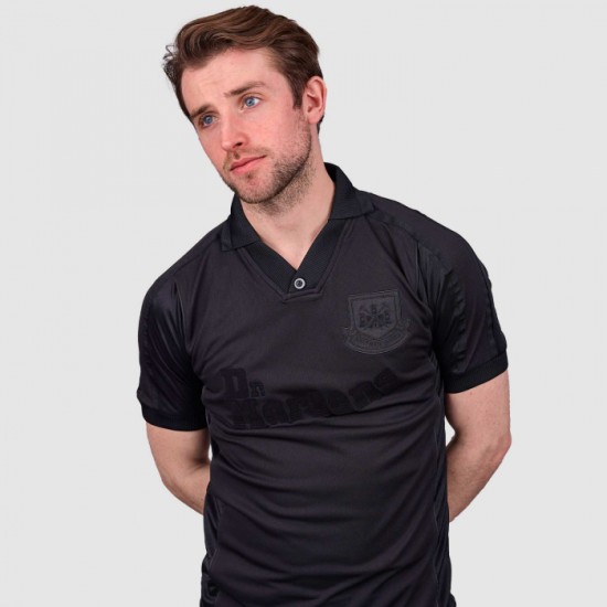 Herren West Ham United 2000 Retro Trikot Schwarz