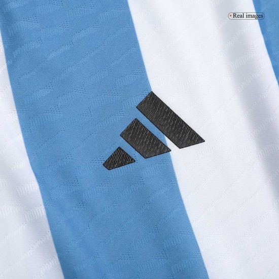 Argentinien 3 Stars Spielerversion Heimtrikot Weltmeisterschaft 2022