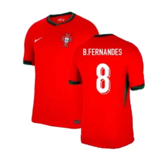 Herren B.FERNANDES Portugal 2024/25 Heimtrikot Herren B.FERNANDES Portugal 2024/25 Heimtrikot