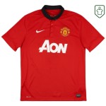 Herren Manchester United 2013/14 Heim Retro Shirt Mata #8 Herren Manchester United 2013/14 Heim Retro Shirt Mata #8