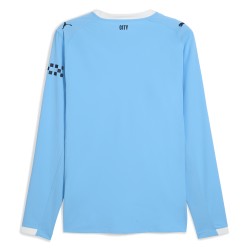 Kinder Manchester City 2025/26 Heimtrikot mit langen Ärmeln