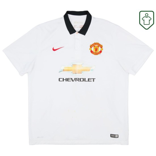 Herren Manchester United 2014/15 Auswärts Retro Shirt Di Maria #7 Herren Manchester United 2014/15 Auswärts Retro Shirt Di Maria #7