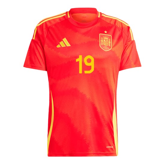 LAMINE YAMAL #19 Spanien Heimtrikot EURO 2024 LAMINE YAMAL #19 Spanien Heimtrikot EURO 2024