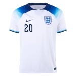 Raheem Sterling #20 England Heimtrikot Weltmeisterschaft 2022 Raheem Sterling #20 England Heimtrikot Weltmeisterschaft 2022