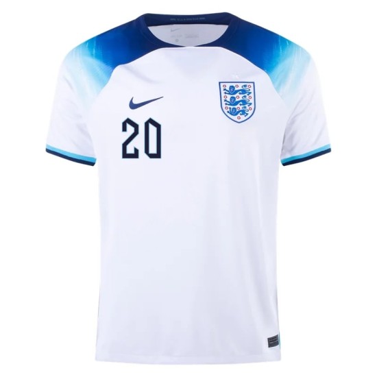 Raheem Sterling #20 England Heimtrikot Weltmeisterschaft 2022 Raheem Sterling #20 England Heimtrikot Weltmeisterschaft 2022