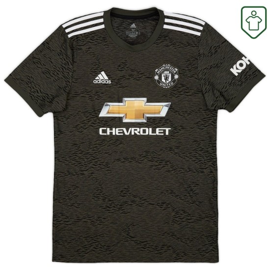 Herren Manchester United 2020/21 Auswärts Retro Shirt B. Fernandes #18 Herren Manchester United 2020/21 Auswärts Retro Shirt B. Fernandes #18