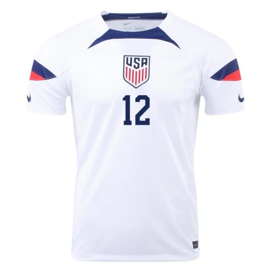 Miles Robinson #12 USMNT Heimtrikot Weltmeisterschaft 2022 Miles Robinson #12 USMNT Heimtrikot Weltmeisterschaft 2022