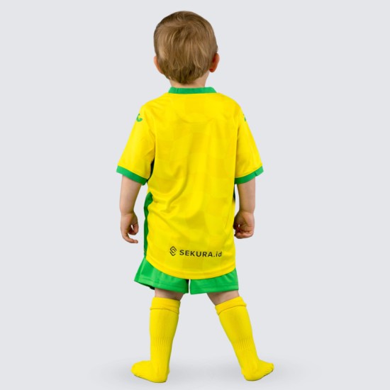 Kind Norwich City 2024/25 Heimtrikot