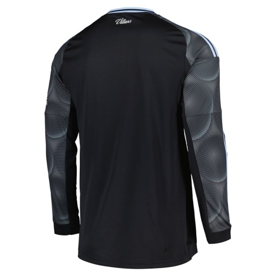 Damen Aston Villa 2025/26 Auswärts Langarmtrikot