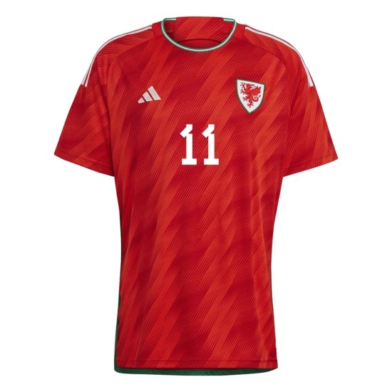 Gareth Bale #11 Wales Heimtrikot Weltmeisterschaft 2022