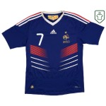 Männer Frankreich 2009/10 Heim Retro Shirt Ribery #7