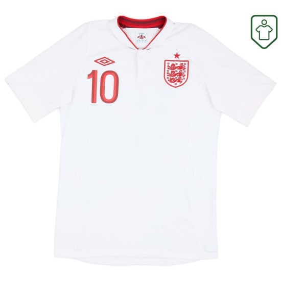 Männer England 2012/13 Heim Retro Shirt Rooney #10
