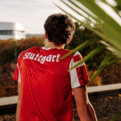 VfB Stuttgart 1992 Dritte Meisterschafts Trikot - Rot